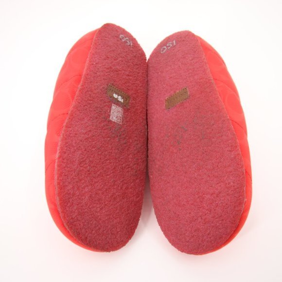 NWT Coach Rachelle Slippers Red Puffer Slip On Multiple Sizes Available - Picture 9 of 12